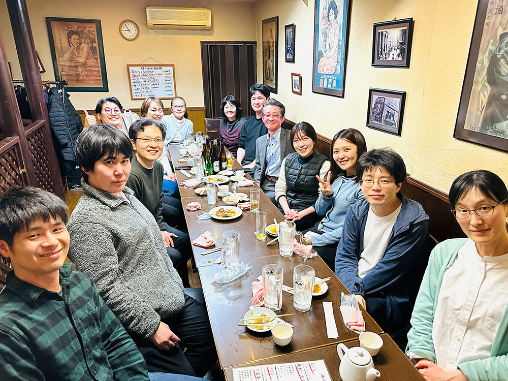 弓削さんの送別会をおこないました